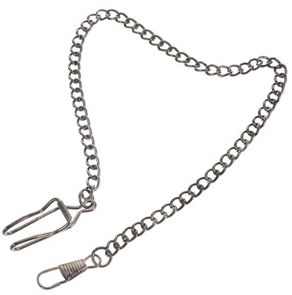 Gatuida Catena in Metallo per Orologio da Tasca Catena Retrò per Orologio da Tasca in Lega