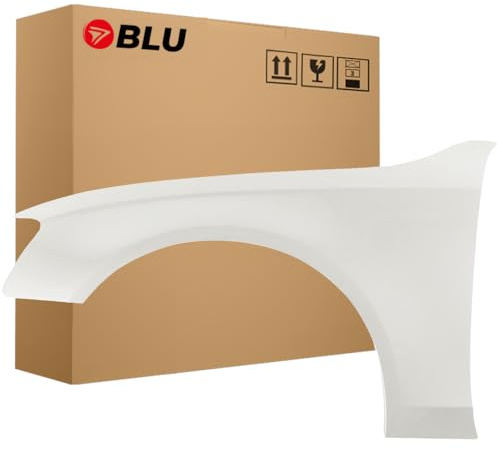BLU Kotflügel Passend für Audi A4 B8 S4 LY9C Links Weiss | 2007-2011 | Vorderseite Vorne | Lackiert | Einbaufertig
