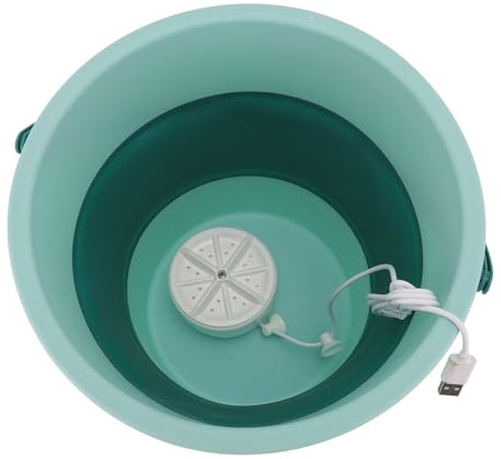 ZJchao Lavatrice Compatta Pieghevole per Piccoli Spazi Lavabiancheria Automatica Portatile con Design Salvaspazio, Vasca Facile da Usare per il Bucato