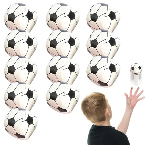 Jonglierbälle - 12 Stück weiche PU Spaßbälle für Kinder | Jonglierbälle | für, Spiel, Spaß und Spielen, Innenbereich, Park, Hof, Platz, Schule, Hochschule, Campingplatz und Urlaub