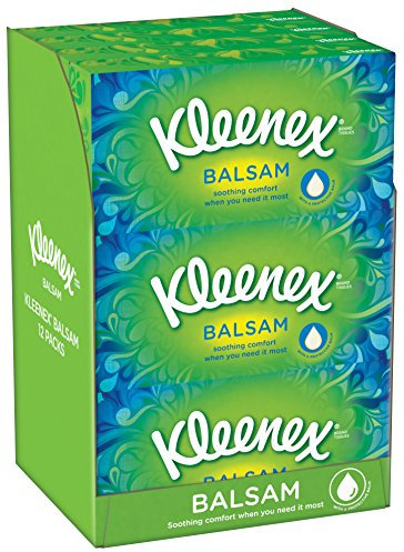 Kleenex Balsam Taschentücher - Packung mit 12 Stück