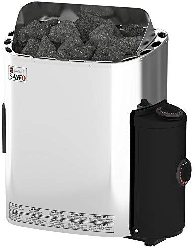 SAWO SCANDIA Elektrische Saunaofen, Leistungsbereich: 4,5 kW; 6,0 kW; 8,0 kW; 9,0 kW; mit integrierte Steuerung (NB-Modell); Multispannung: entweder Einphasig oder 3-Phasig;