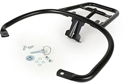 MOTO NOSTRA Topcase-Träger hinten schwarz matt kompatibel für Vespa GT, GTL, GTV, GTS, GTS Super, GT60 125-300ccm Piaggio Topcase