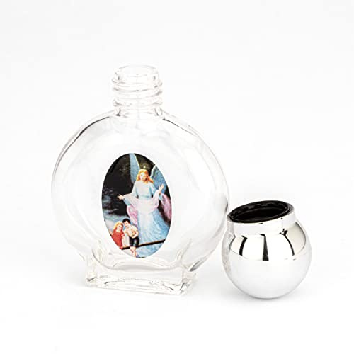 NKlaus 14356 - Botella de agua bendita (cristal, 7 x 4,5 x 2 cm), diseño de ángel