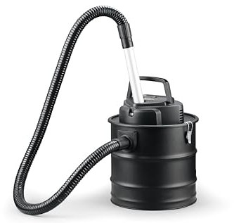 Valo VK000702 Aspirapolvere per Cenere (Camino con Funzione soffiaggio, aspirapolvere a Secco con Filtro Hepa, 1.600 Watt, 20 Litri, Dimensioni: 30 x 30 x 36 cm (L x L x A), Colore: Nero
