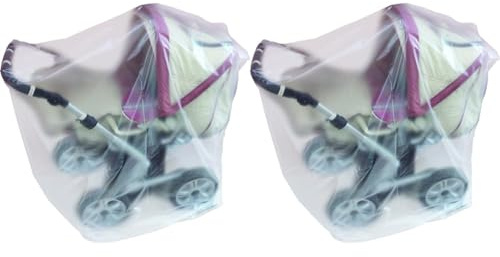 Sunnybaby 18895 Staubschutzhülle für Kinderwagen aller Art (Packung mit 2)
