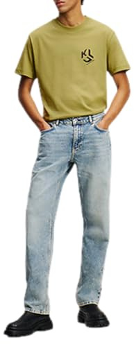 Karl Lagerfeld Jeans, Herr, Rak Denim, Rak Ben, Blå, 3630