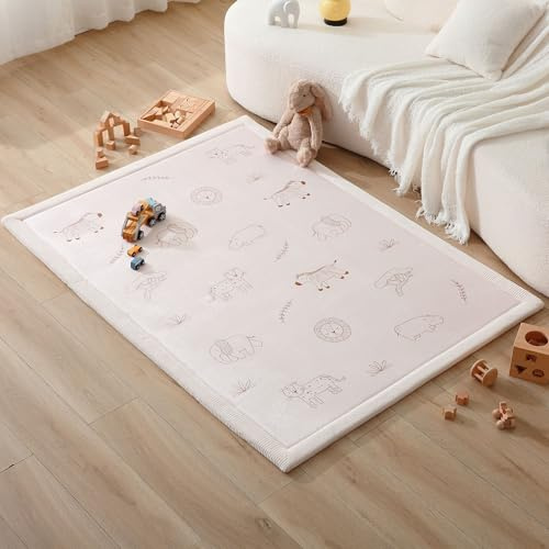 Hakuna Matte Cloud-Soft Baby Play mat 170x120x2.5cm - Children's Room Carpet Memory Foam