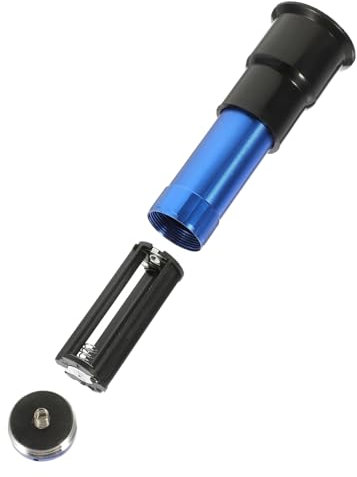 ibasenice Mire-œufs Portable LED pour Œufs De Poule – Lampe à Mirer Les Œufs Légère Et Compacte pour Usage en Incubation à Froid – Dispositif D’éclosion Manuel Bleu Lumière Froide Puissante