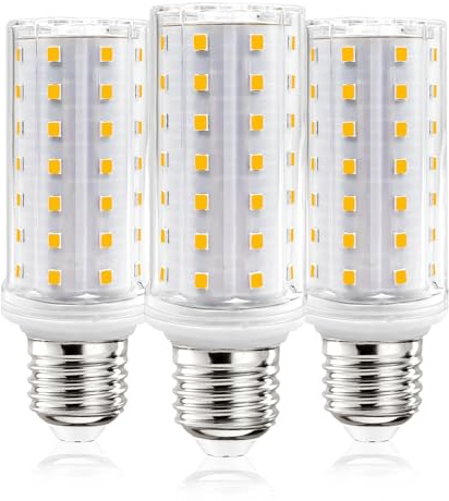 MDee LED Birne E27 5W, Maiskolben E27 Glühbirne, LED Warmweiss 3000K Lampe, ersatz 90W Glühlampe, 925 Lumen, AC 230V, Nicht Dimmbar, Edison Schraube Energiesparlampe für Heimbeleuchtung, 3er Pack