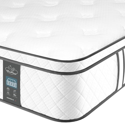 Single Mattress 3FT，10 Inch Hybrid Memory Foam & Spring Mattress, 7-Zone Orthopedic & Motion Isolation Breathable Foam Medium Firm with Individually Pocket Spring 90x190x25CM