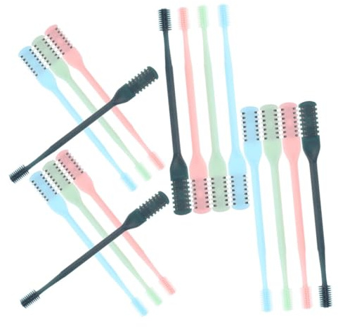 Holibanna 24pezzi Rasatore per Naso in Acciaio Inox e Plastica Attrezzo di Pulizia per Peli Nasali Piccolo e Leggero Adatto per Uso Quotidiano e Trasporto Facile Colore Casuale