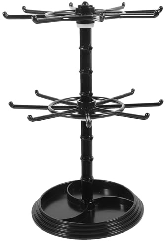 Cabilock Rotating Jewelry Display Stand, Necklace Holder Jewelry Tree Hanger Rack Keychain Rotating Organizer for Bracelets, Necklaces, Earrings, Rings