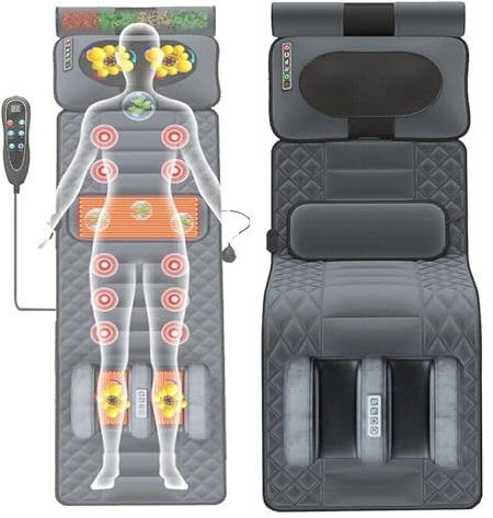 Massagekissen - 20 köpfe vibrations - massagekissen - multipolare bettzeug - rückenschmerzen lindern