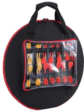 Custodia per bersaglio per freccette, organizer portatile impermeabile – Borsa per freccette con manico, per set di bersagli per freccette a casa, viaggi, sala giochi