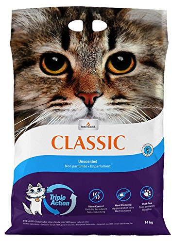 Intersand Doppelpack Classic Katzenstreu, geruchslos 2x15kg