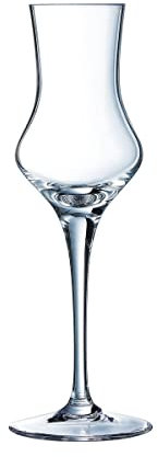Chef & Sommelier Grappa Stemglasses 95ml - Juego de 6 vasos Grappa, vasos de licor, vasos de arco