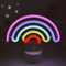 ZVO LED Arc en Ciel Enseigne Lumineuse, Veilleuse Nuit au Néon, Néon USB/Piles Sign Decor Light, Murale Décoration pour Anniversaire de Fête, Chambre d'enfant, Éclairage de Noël, Salle de Séjour