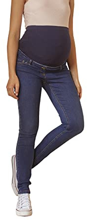 Vertbaudet Umstands-Jeans mit Stretch-Einsatz, Slim-Fit, Bundweite verstellbar Mehrfarbig 42