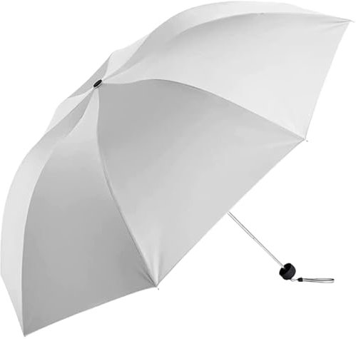 YMXWFC Business-Regenschirm, einfarbig, für manuelles dreifach faltbares kompaktes Regenschirm, langlebiger Reise-Regenschirm, Outdoor, Camping, Picknick