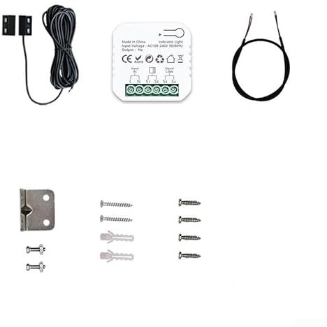 pour Tuya Smart pour Zigbee Contrôleur de porte de garage, interrupteur à distance, commande vocale automatique pour porte de garage