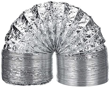 Abluftschlauch PVC-Aluminiumrohr-Lüftungskanal, flexibler Abluftkanal, 10,2 cm, 100 mm, Lüftungskanallänge 78,7 Zoll, 118 Zoll, Luftsystem-Belüftung, Badezimmer Lüftungsschlauch ( Size : 300CM/118IN )