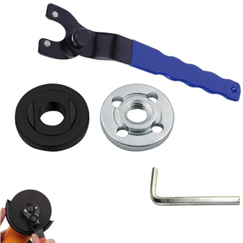 Winkelschleifer Stiftschlüssel,Verstellbar Winkelschleifer Schraubenschlüssel,Schlüssel für Winkelschleifer,Winkelschleifer Stiftschlüssel Universal,Schlüssel für Winkelschleifer Blau