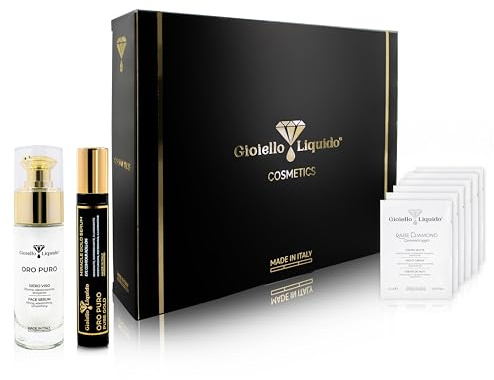 Estuche Revitalize – 1 Serum facial con oro coloidal y PVP K30 30 ml + 1 rodillo contorno ojos con café 15 ml – Incluye juego de muestras – Graduación, cumpleaños, boda