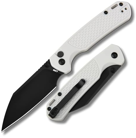 CJRB Pyrite-Light Pocket Folding Knife, 3.34'' AR-RPM9 Steel Blade, Gray