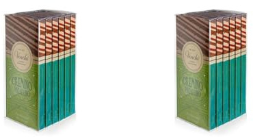 Venchi - Kit di 6 Tavolette di Cioccolato Cremino Pistacchio - Cioccolato al Latte e Bianco con Pasta di Pistacchio, 660g - Senza Glutine (Confezione da 2)