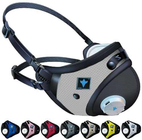 RZ Mask RZM3 - Patented 99.8% Filtration Efficiency All Day Reusable Air Filtration Mask, Anti Fogging, up to 50% Better Breathability, RZ Secure 360° Seal™, and 3 Straps, Trusted by First Responders