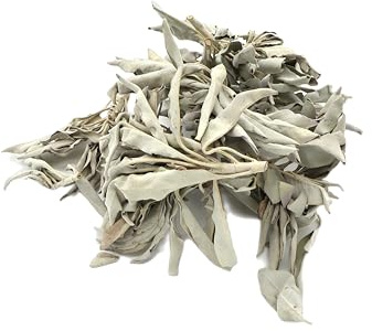 LivuX Weißer Salbei (Salvia apiana) – 100 g lose getrocknete Blätter aus Kalifornien – Räucherwerk zur Reinigung & Meditation – Naturrein, vegan 1203