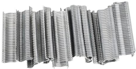 Uonlytech 600pieces Nail Ring Pliers Clips for Animal Cage Poultry Fencing Secure Manicure Tools