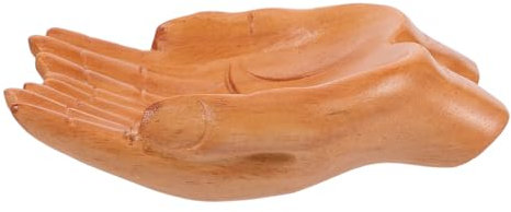 Mipcase Bol Décoratif Sculpté Main Bois Plateau Pour Table Basse Porte-clés Pour Clés Et Petits Objets Décoration De Maison