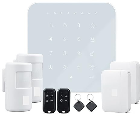 Système D'alarme De Sécurité Domestique Intelligent, GSM, 3G, 4G, Kit En Option Anti-cambriolage, Application Tuya, Bras De Commande, Désarmement, Peut Fonctionner, Extensible(9 Piece Kit)
