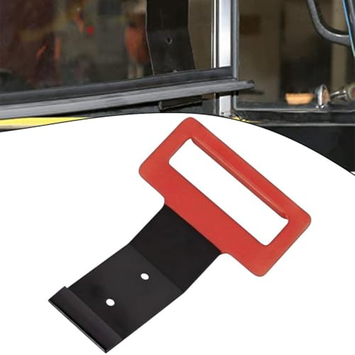Window Trim Removal Tool with Handle 45# Steel Auto Glass and Windshield Molding Puller Car Window Seal Beading Gasket Remover for Automotive Workshop Use(Black)