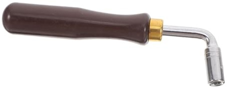 Hackbrettschlüssel 401 402, Professioneller Instrumentenschlüssel | Edelstahl und Kunststoff, Kompakt und Leicht, Tragbar, Einfach zu Bedienen, Braun