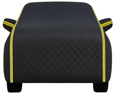 Anti-hail Car Cover Custom Fit Jaguar Xk 5.0 XKR Thickening Hail Cover for Car Waterproof Breathable Large Protector Garage with Right Side Zipper UV Resistant,All Weather(Color:black27)