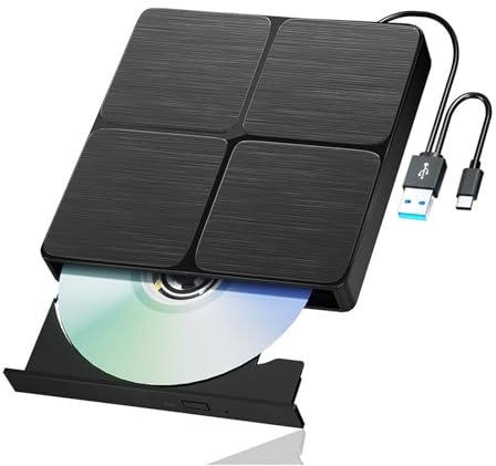 DVD-spelare, Extern Blu-ray-spelare USB 3.0 3D-brännare CD DVD-ROM optisk enhet skivläsare for bärbar dator