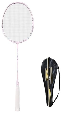 WANGBINGXING Badminton Set Racchetta da Badminton Completamente in Carbonio ad Alta Tensione Super Leggera for Uomo e Donna(I- 4U)