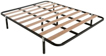 DEKIT - Somier Lama Ancha Kerry con Patas 135 x 190 cm