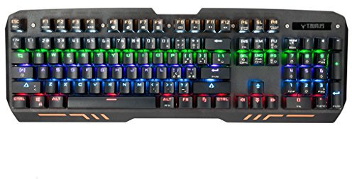 Itek X03 Tastiera da Gaming, Meccanica, Switch Blu, Retroilluminazione, Nero