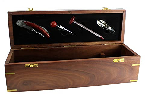 budawi® - Weinflaschenhalter mit Sommelier Set !!! B-Ware !!!