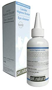 PetNatura Lozione di igiene occulare per Cani e Gatti, 125 ml.
