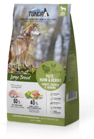 Tundra Hundefutter Large Breed mit Pute & Hering - getreidefrei (11,34kg)