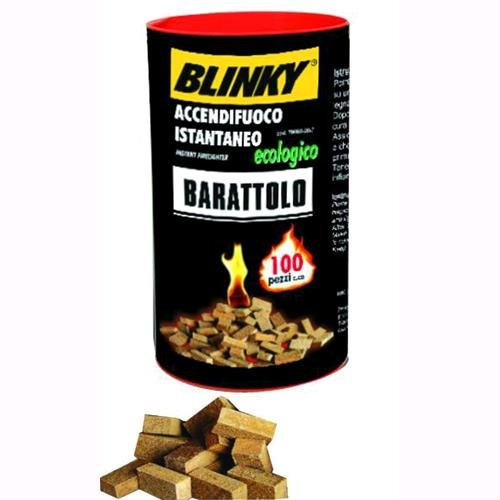 Accendifuoco Blinky Ecologico Barattolo 14 Confezioni Da 100Pz Ca.