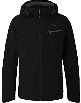 Bergson TALLMOS | Herren Regenjacke - Moderne Herren Regen- & Outdoorjacke mit Supra-Tex 20.000 Extreme Membran, Normal-/Langgrößen, 100% wasserdicht (20.000 mm Wassersäule) & verschweißte Nähte, Win