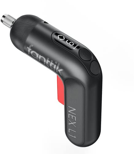 Fanttik L1 Pro Cordless Electric Screwdriver with 14 Bits Digital Display, Li-ion 2000mAh, 6 Torque Settings 0.5-6N.m, Variable Speed, Front LED, Grey