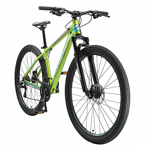 BIKESTAR Hardtail Aluminium Mountainbike Shimano 21 Gang Schaltung, Scheibenbremse 29 Zoll Reifen | 17, 19 Zoll Rahmen Alu MTB | RISIKOFREI TESTEN