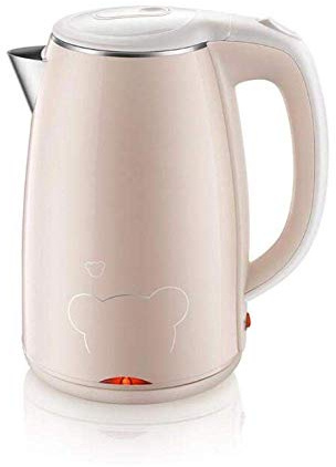 Bouilloire Électrique 304 Bouilloire en Acier Inoxydable Accueil Isolation Automatique Une Bouilloire Grande Capacité,Beige,A Present